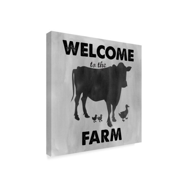 Erin Clark 'Welcome Farm' Canvas Art,24x24